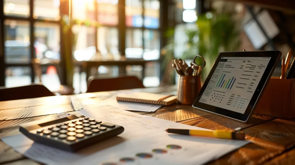 Restaurant labor cost percentage dashboard showing staff scheduling, hourly sales, and cost analytics