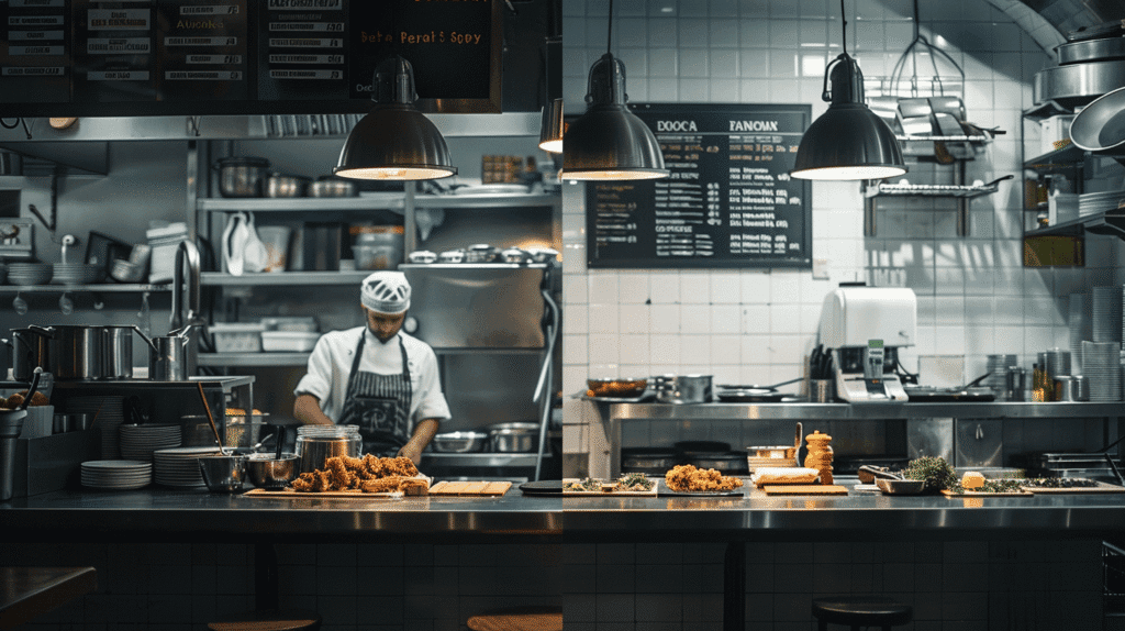 restaurant menu engineering showing simplified menu vs complex menu and its impact on profitability